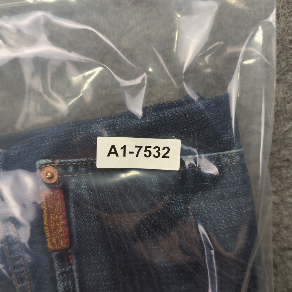 7 for all Mankind Jeans Womens 31‎ Blue Dojo Capri Casual Boho - Picture 13 of 13